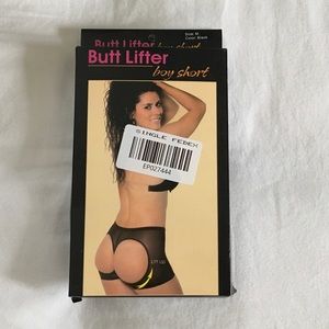 Butt Lifter boy shorts from Fashion Nova in Black